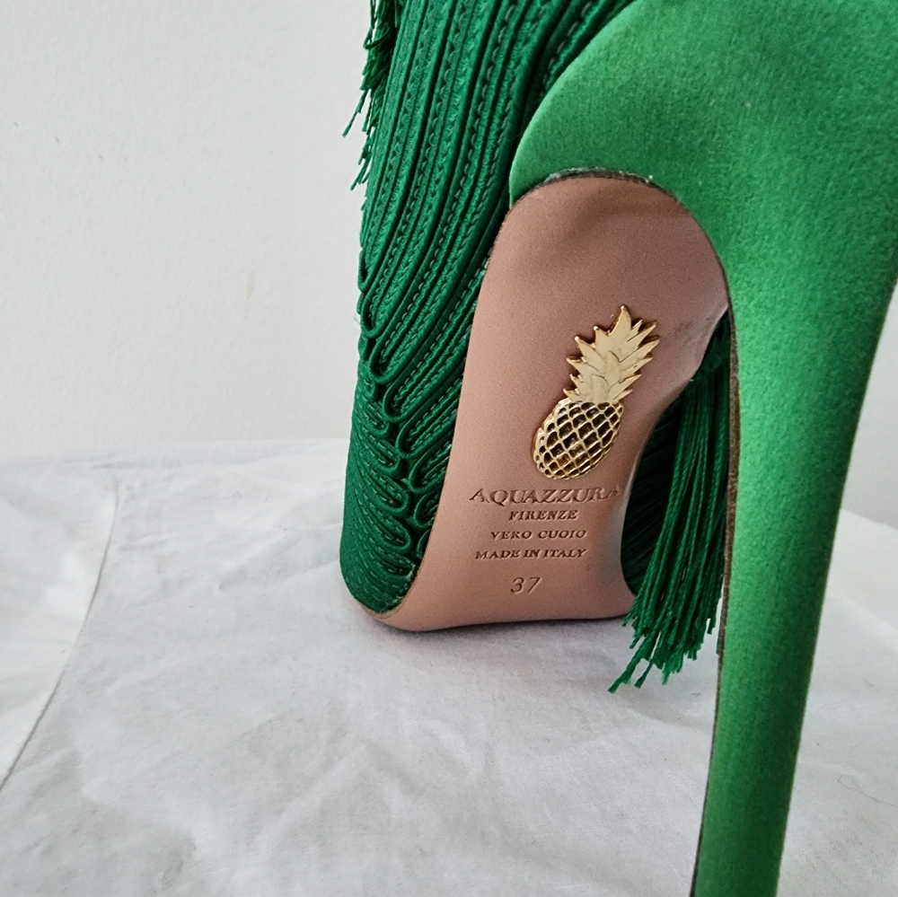 💚Aquazurra Soutage Tassel Bootie 💚 - Picture 4 of 11